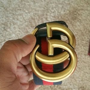 Gucci "GG" Web Belt